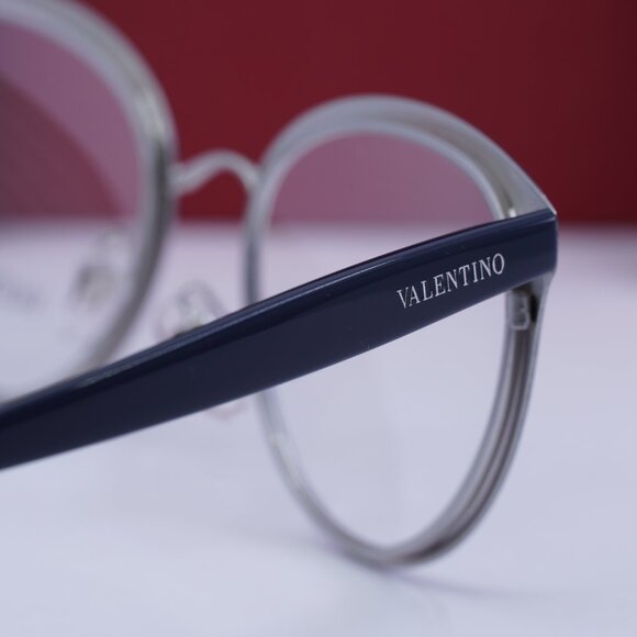 Valentino VA1004 3010 Cat Eye Eyeglasses – Blue 52mm - Picture 6 of 9
